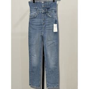 Guess The It Girl Pin Up Super High Waisted Jeans. 27x28